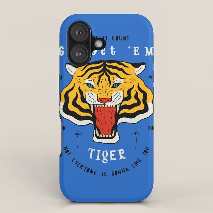 Go Get 'Em Tiger iPhone Case Gallery Image 1