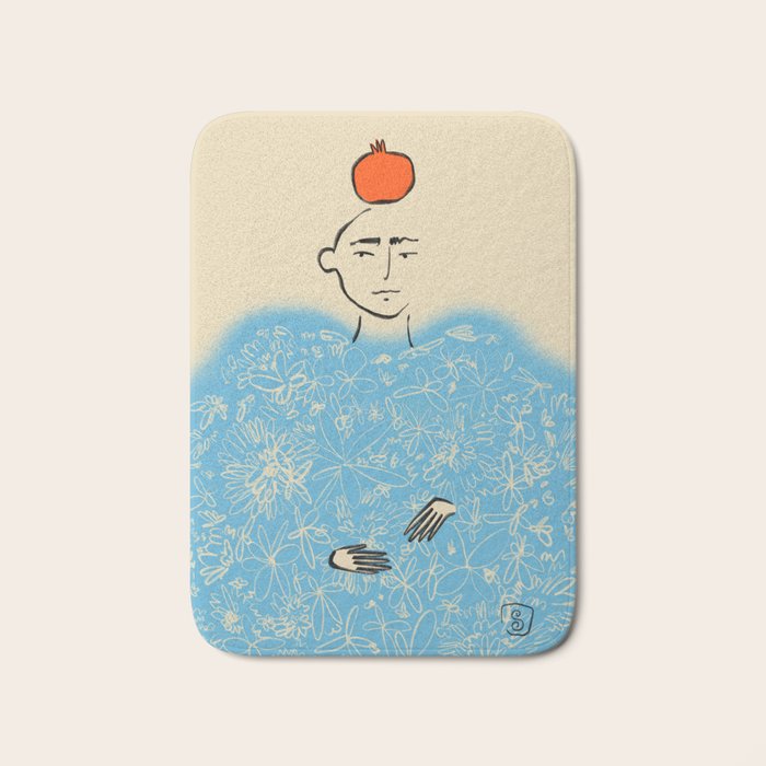 QUEEN OF WISDOM Bath Mat Gallery Image 1