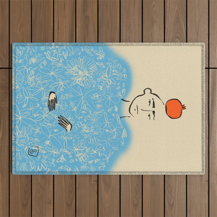 QUEEN OF WISDOM Outdoor Rug Gallery Image 1