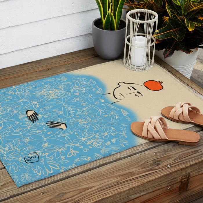 QUEEN OF WISDOM Outdoor Rug Gallery Image 2