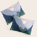Winter Mountain Lake Pillow Sham Gallery Image 3