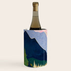 Winter Mountain Lake Wine Chiller Gallery Image 2