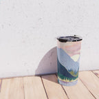 Winter Mountain Lake Travel Mug Gallery Image 4
