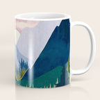 Winter Mountain Lake Coffee Mug Gallery Image 1
