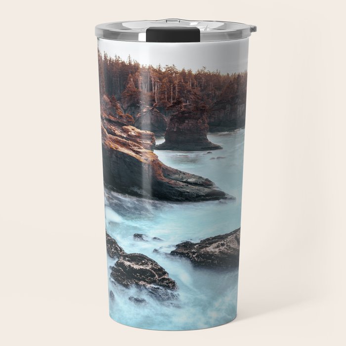 Washington West Coast - Ocean Forest Adventure Travel Mug Gallery Image 1