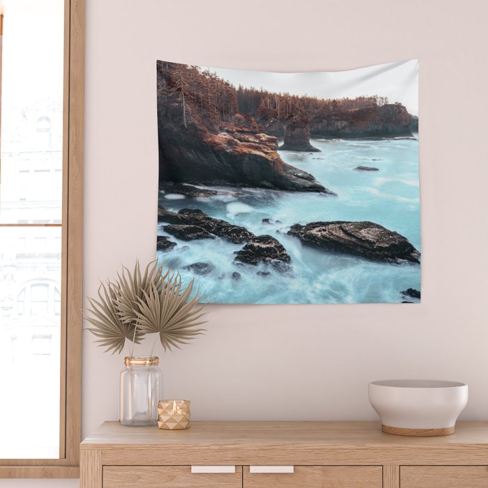 Washington West Coast - Ocean Forest Adventure Wall Tapestry Gallery Image 2