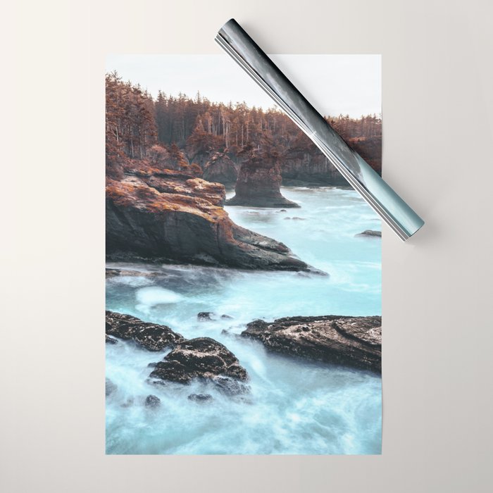 Washington West Coast - Ocean Forest Adventure Wrapping Paper Gallery Image 1