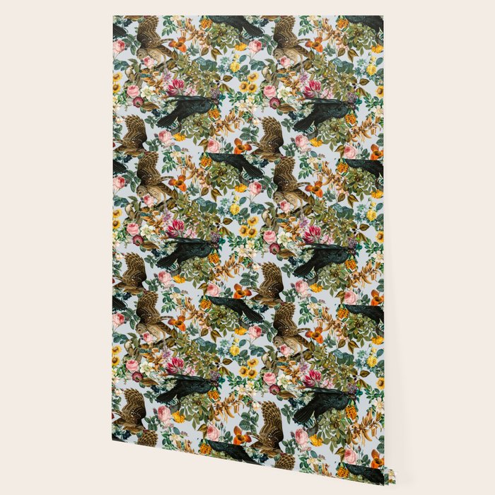 FLORAL AND BIRDS VI Wallpaper Gallery Image 2