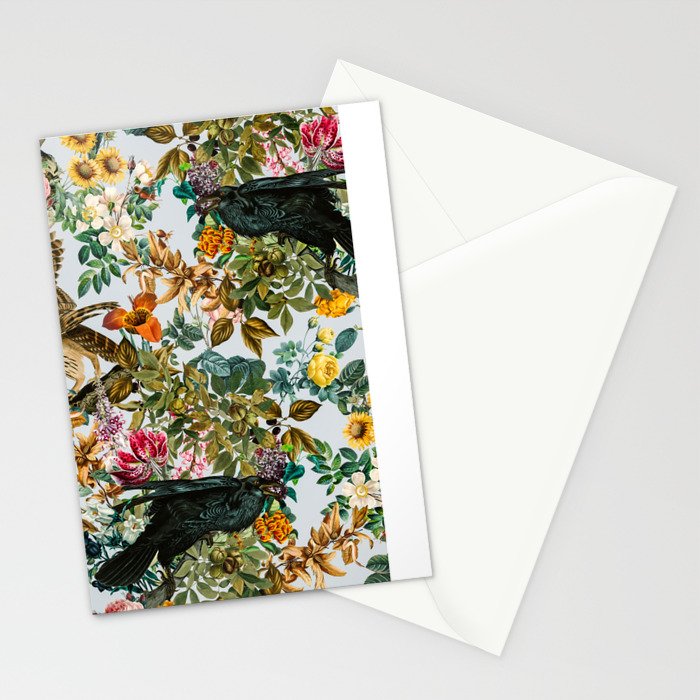 FLORAL AND BIRDS VI Stationery Card Gallery Image 2
