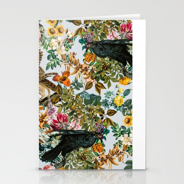FLORAL AND BIRDS VI Stationery Card Gallery Image 1