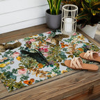 FLORAL AND BIRDS VI Outdoor Rug Gallery Image 2