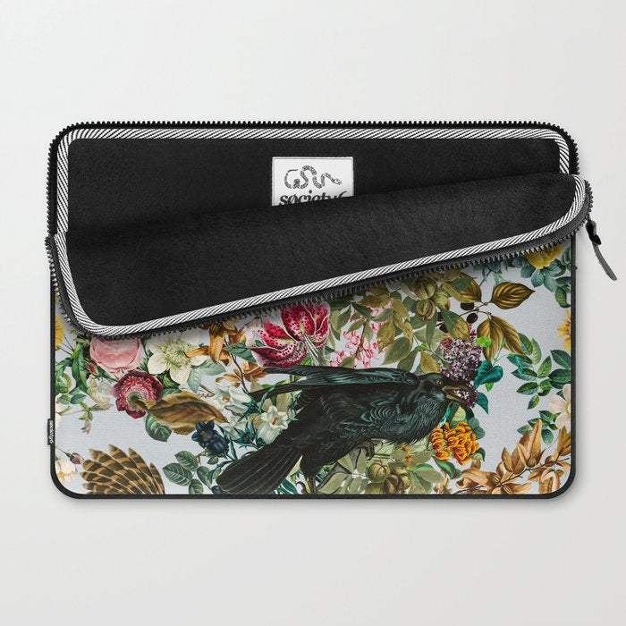 FLORAL AND BIRDS VI Laptop Sleeve Gallery Image 2