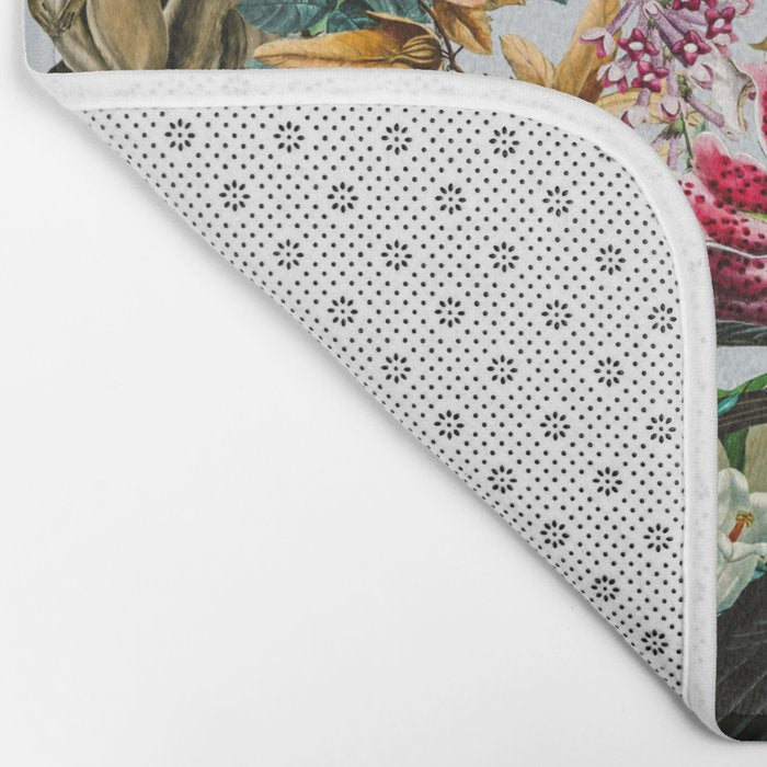 FLORAL AND BIRDS VI Bath Mat Gallery Image 2