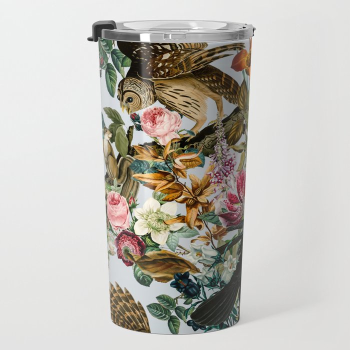 FLORAL AND BIRDS VI Travel Mug Gallery Image 3