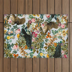 FLORAL AND BIRDS VI Outdoor Rug Gallery Image 1