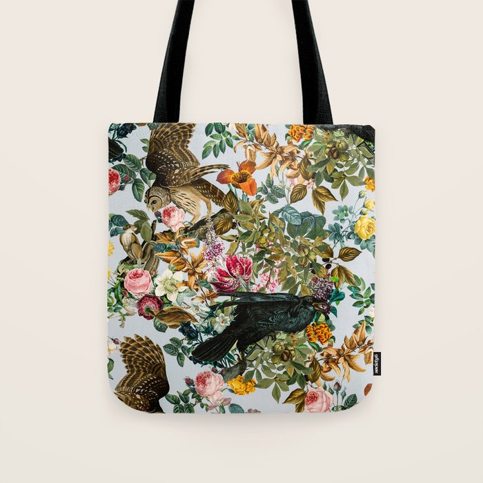 FLORAL AND BIRDS VI Tote Bag Gallery Image 1