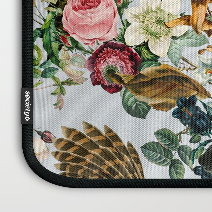 FLORAL AND BIRDS VI Laptop Sleeve Gallery Image 3