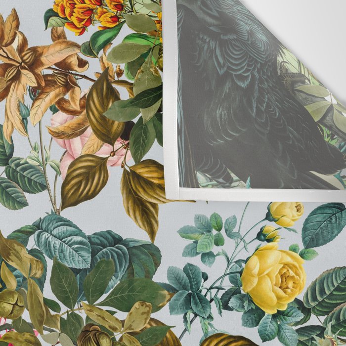 FLORAL AND BIRDS VI Wall Tapestry Gallery Image 3