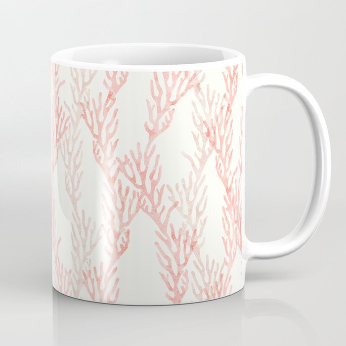 coral - warm pink Coffee Mug Gallery Image 1