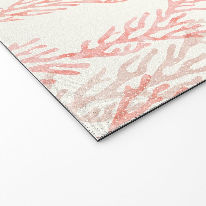 coral - warm pink Welcome Mat Gallery Image 2