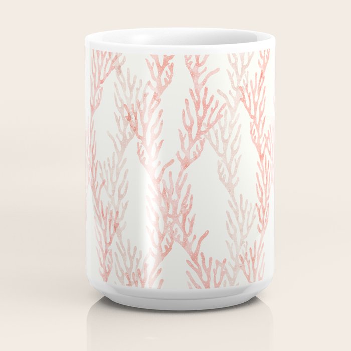 coral - warm pink Coffee Mug Gallery Image 4