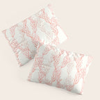 coral - warm pink Pillow Sham Gallery Image 3