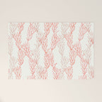 coral - warm pink Welcome Mat Gallery Image 1