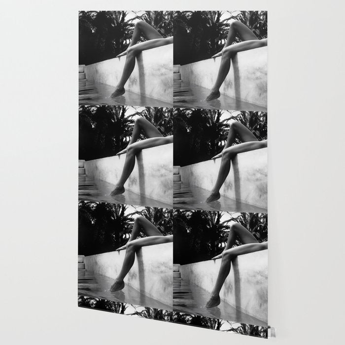 Dip your toes into the water, female form black and white photography - photographs Wallpaper Gallery Image 2