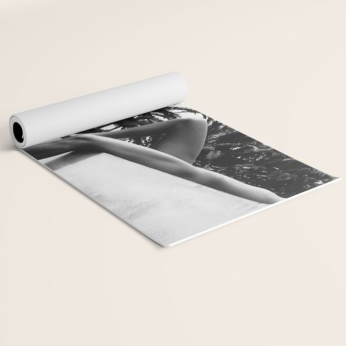 Dip your toes into the water, female form black and white photography - photographs Yoga Mat Gallery Image 2