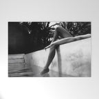 Dip your toes into the water, female form black and white photography - photographs Welcome Mat Gallery Image 1