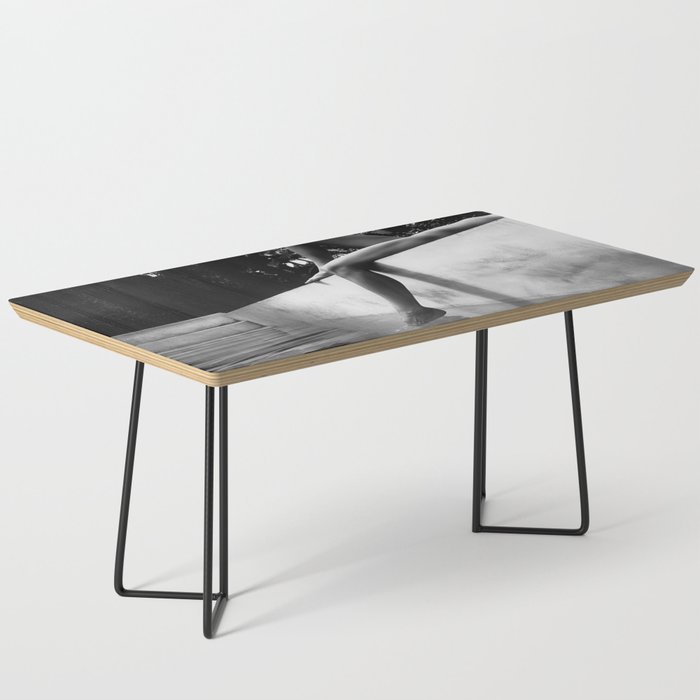 Dip your toes into the water, female form black and white photography - photographs Coffee Table Gallery Image 1