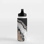 Yin Yang Agate Glitter Glam #8 #gem #decor #art #society6 Water Bottle Gallery Image 3