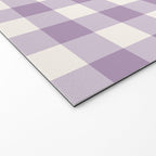 Lavender Gingham Welcome Mat Gallery Image 2