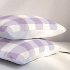 Lavender Gingham Pillow Sham Gallery Image 3