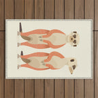 Whimsical Meerkats Outdoor Rug Gallery Image 1