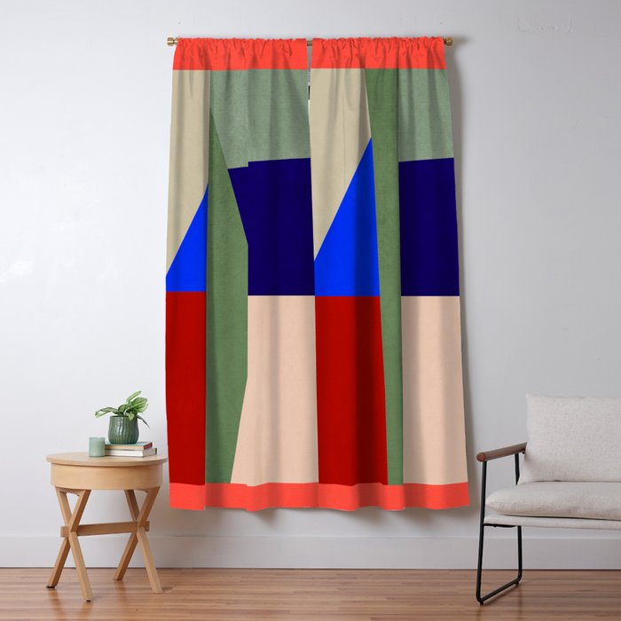 Abstract Shapes 22 Window Curtain Gallery Image 1