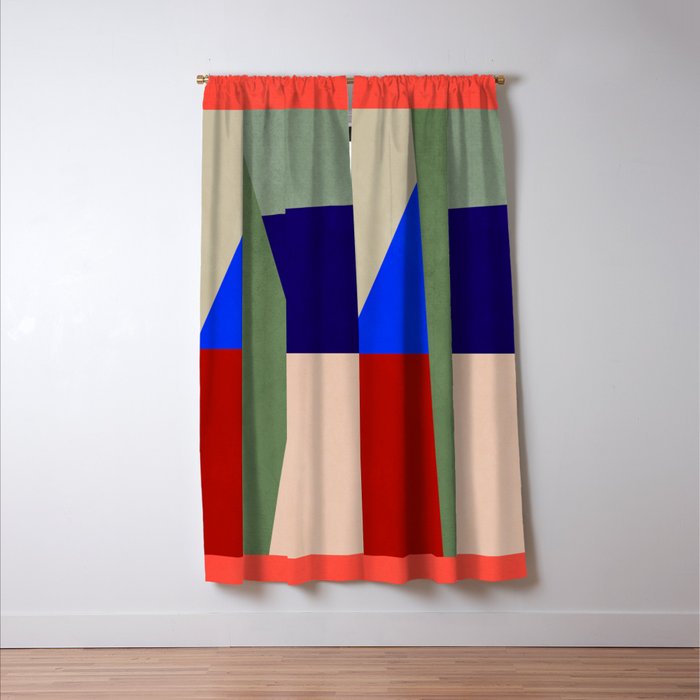 Abstract Shapes 22 Window Curtain Gallery Image 3