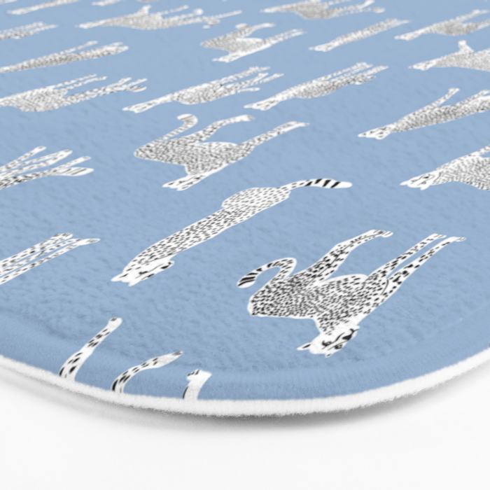 Cheetah pattern 16 Bath Mat Gallery Image 3