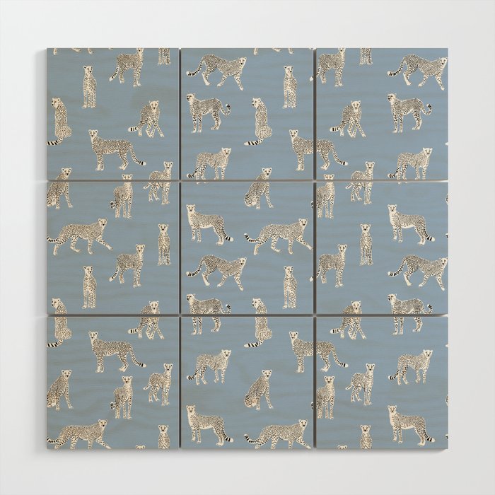 Cheetah pattern 16 Wood Wall Art Gallery Image 1