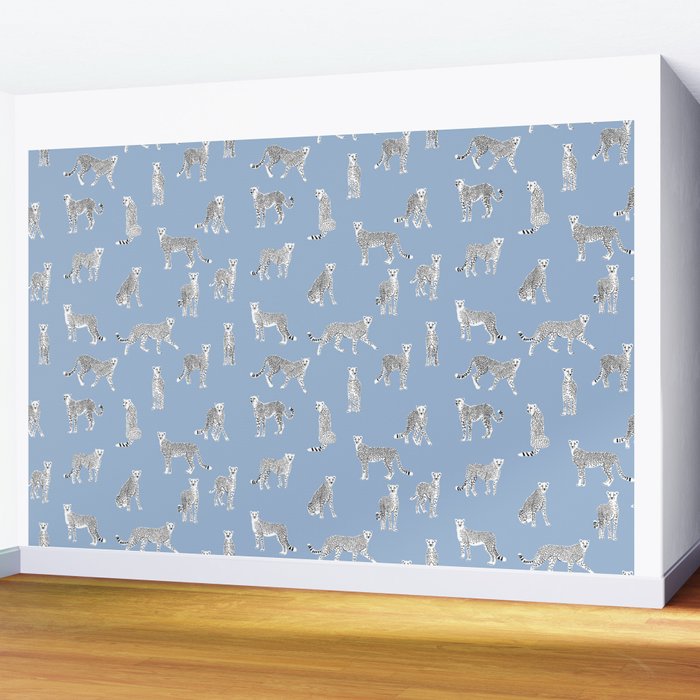 Cheetah pattern 16 Wall Mural Gallery Image 2