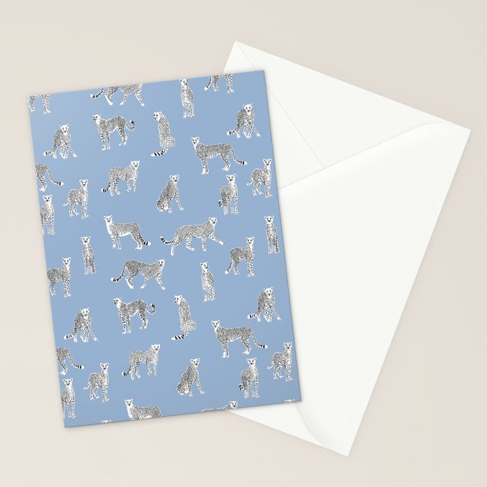 Cheetah pattern 16 Stationery Card Gallery Image 2