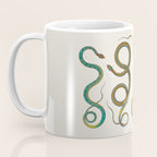 Albertus Seba Snakes Illustration Teal And Yellow Scales Coffee Mug Gallery Image 3