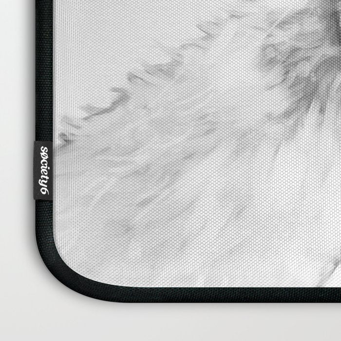 Sneaky Llama Black and White Laptop Sleeve Gallery Image 3