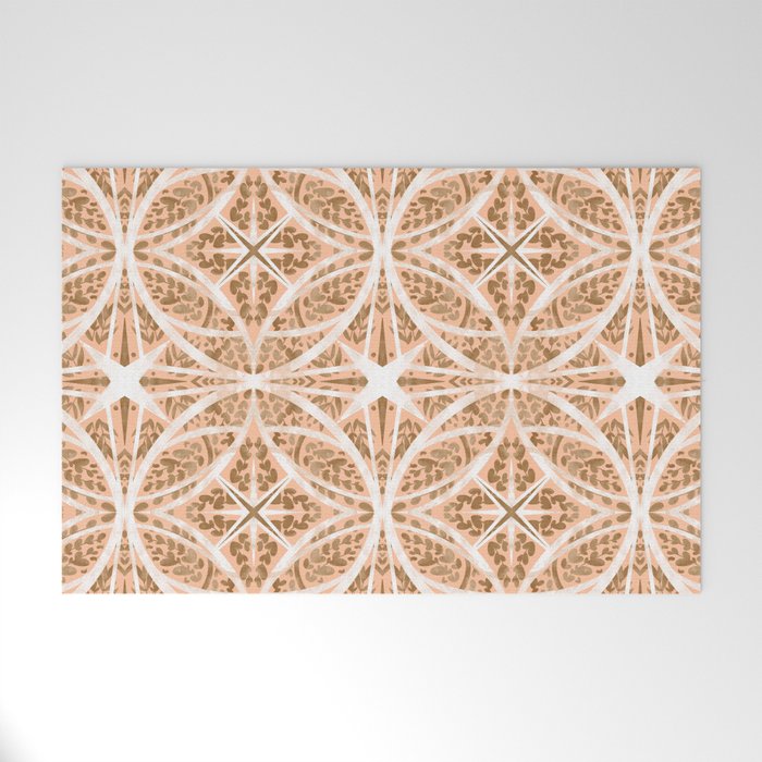 Tile wild leaves starry PF1 Welcome Mat Gallery Image 1