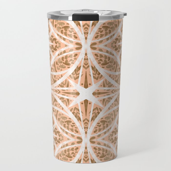 Tile wild leaves starry PF1 Travel Mug Gallery Image 1