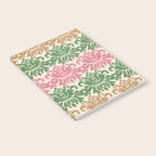 Vintage Damask Floral Pattern Notebook Gallery Image 2