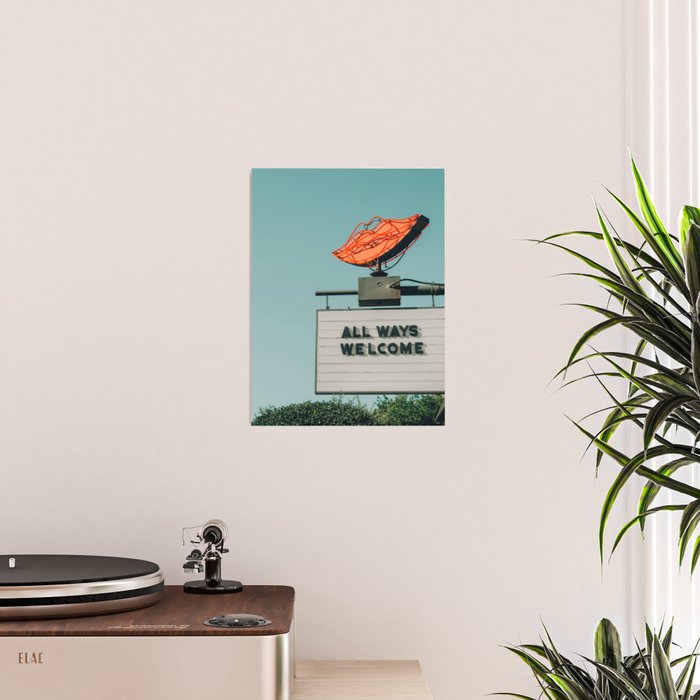 All Ways Welcome Motel Sign Poster Gallery Image 2