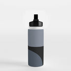 Modern Minimal Arch Abstract XV Water Bottle Gallery Image 2