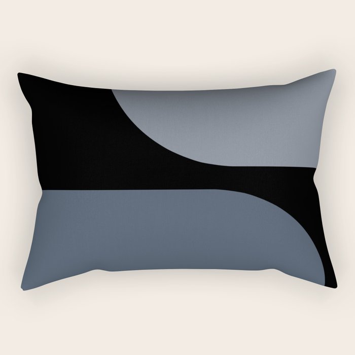 Modern Minimal Arch Abstract XV Rectangular Pillow Gallery Image 1