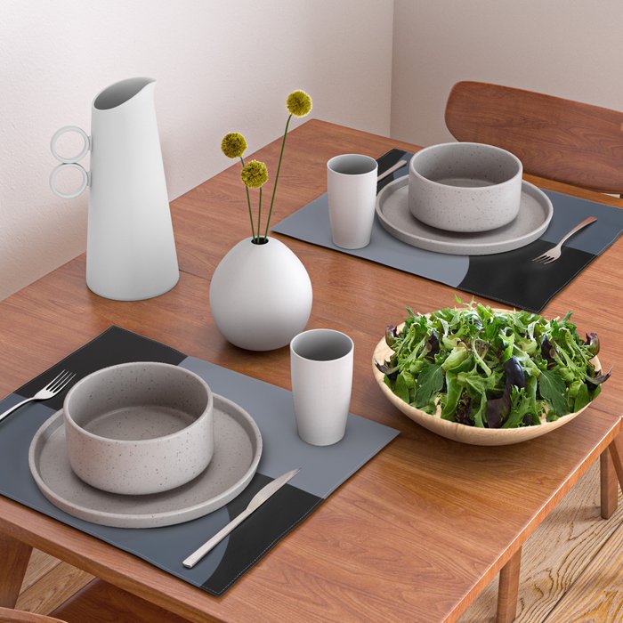 Modern Minimal Arch Abstract XV Placemat Gallery Image 2